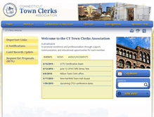 Tablet Screenshot of ctclerks.com